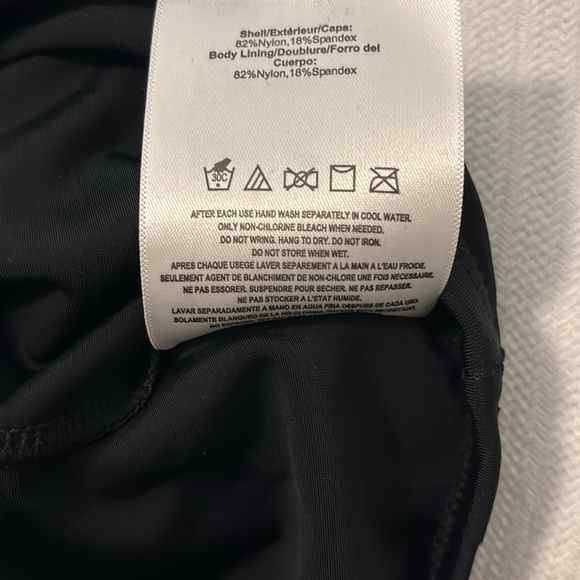 Fit 4 U black bottom shorts SZ 22W plus size bikini insert relaxed fit NWOT - Picture 7 of 16